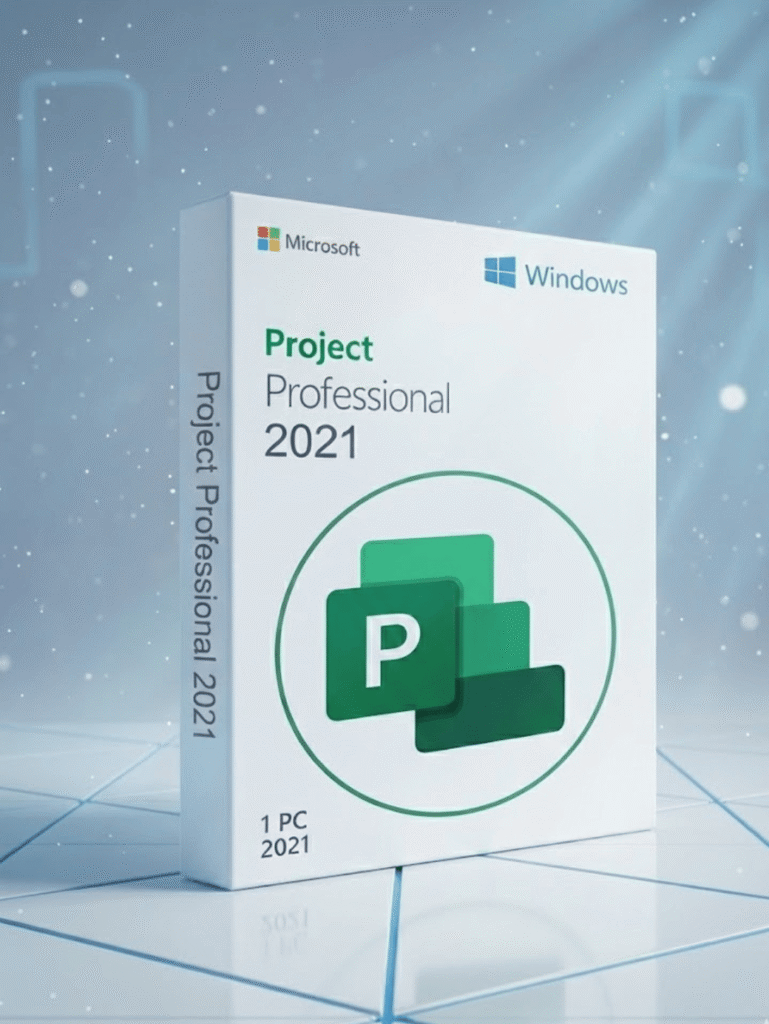 Microsoft Project 2021 Professional software interface