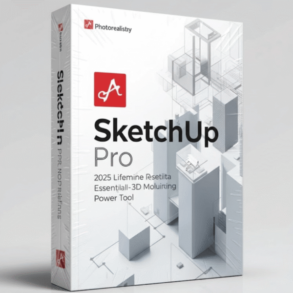 SketchUp Pro 2025 lifetime 3D modeling interface