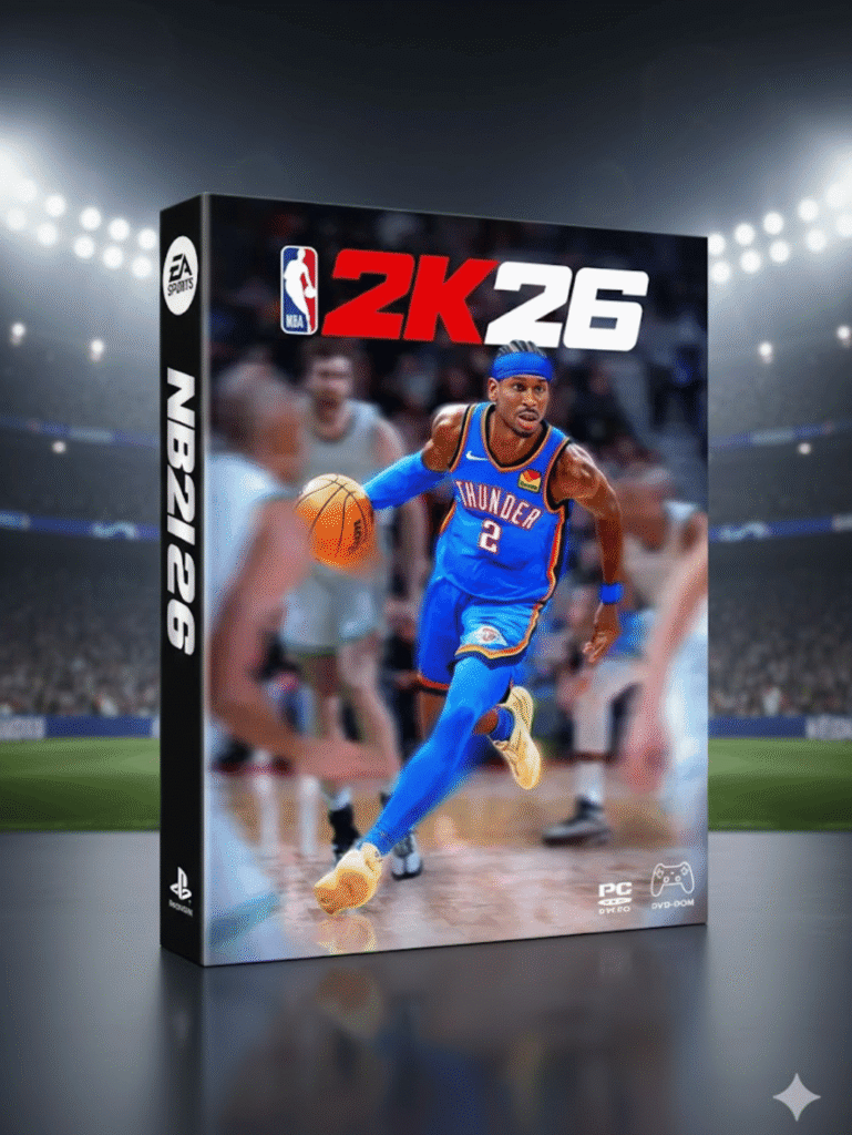 NBA 2K26 Game Cover for PC and PlayStation