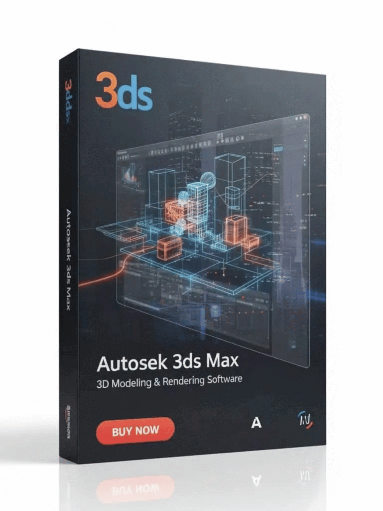 Autodesk 3ds Max modeling interface