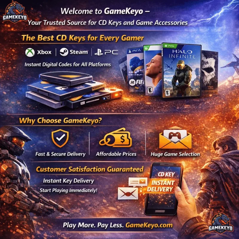 Buy CD Keys, Xbox Game Pass, Steam Keys, PS5 & More - GameKeyo