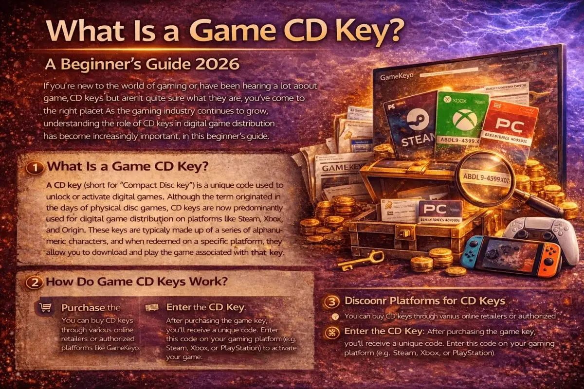 What Is a Game CD Key? A Beginner's Guide 2026